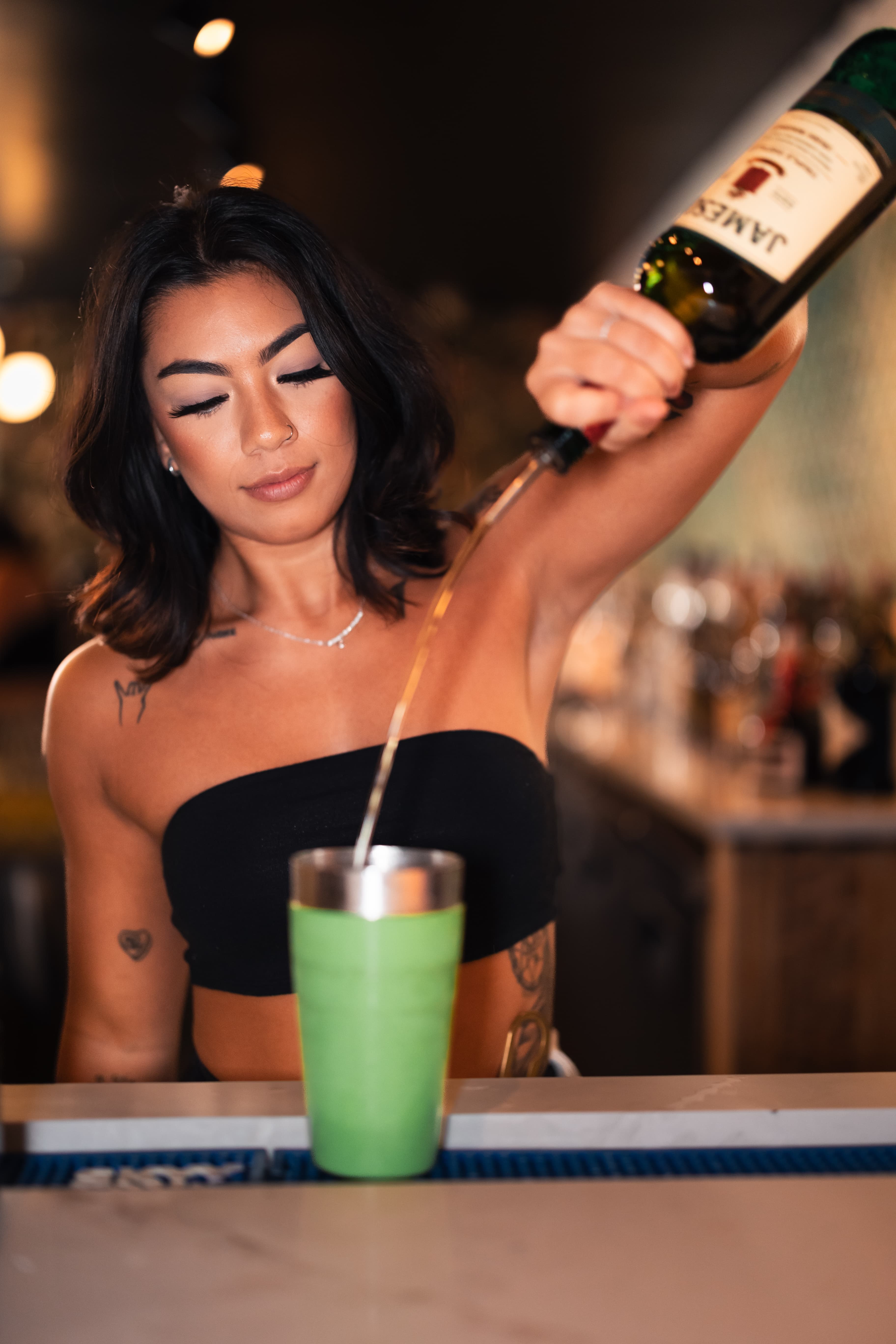 Ohm lounge bartender